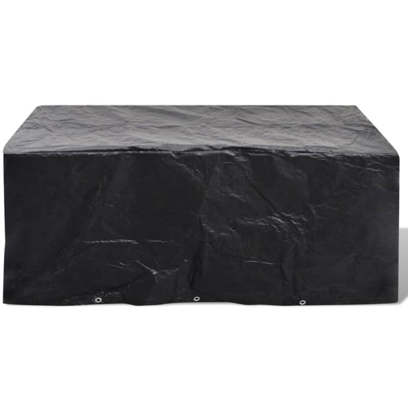 

Funda de Muebles de Jardín Ratán 10 Ojales 240x260 cm - Negro - Vidaxl