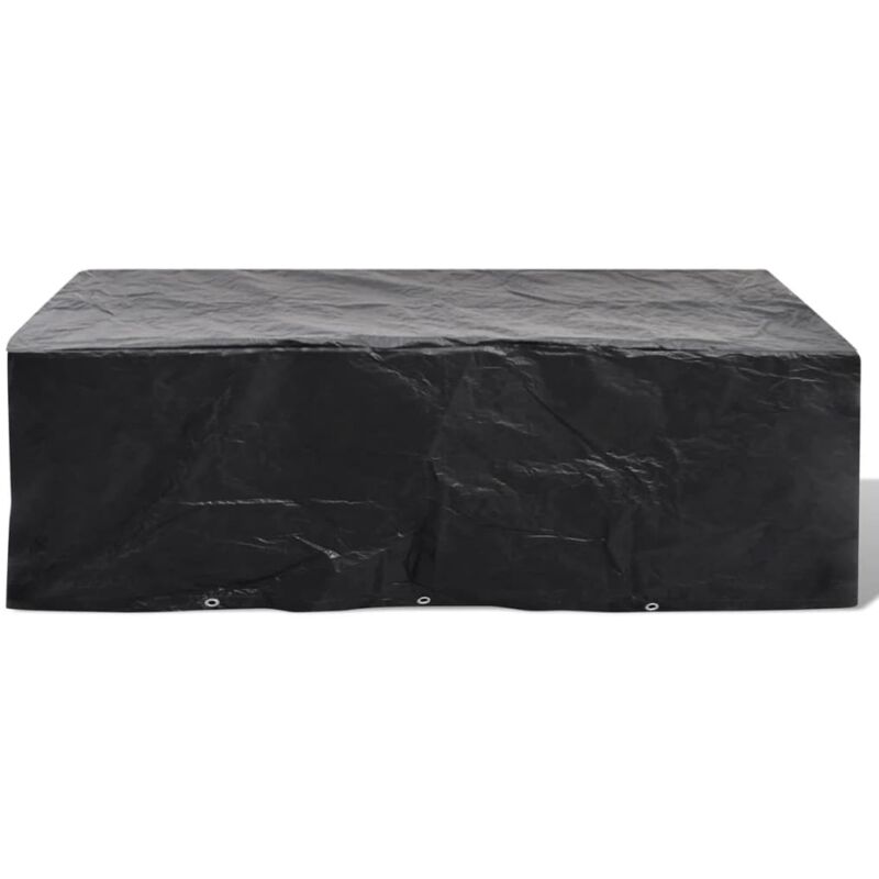 

Funda de Muebles de Jardín Ratán 10 Ojales 300x140 cm - Negro - Vidaxl