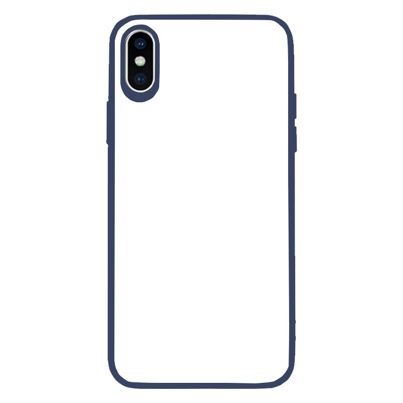 

Funda protectora para telefono para iPhone X XS Funda para telefono Suave TPU Transparente Antiarañazos, Para iPhone X XS, azul