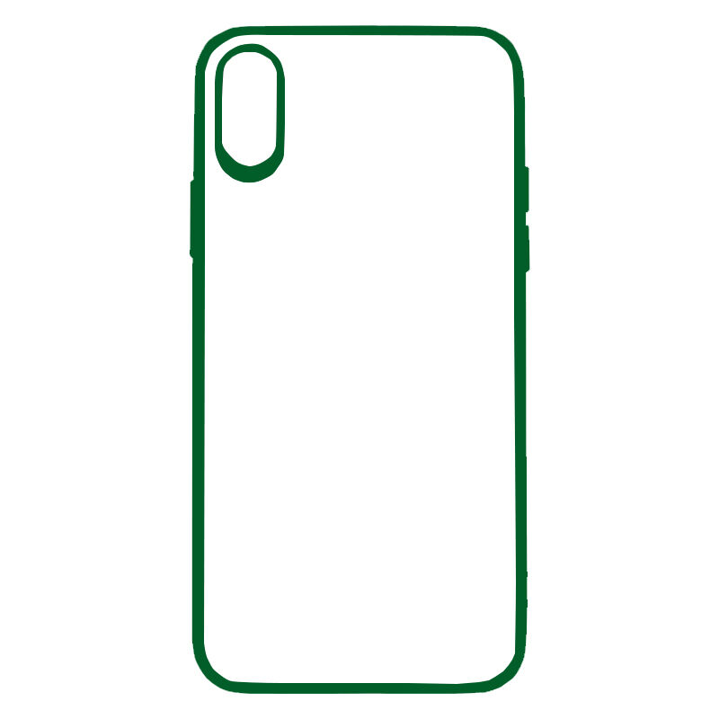 

Funda protectora para telefono para iPhone XR Funda para telefono Suave TPU Transparente Antiarañazos, Para iPhone XR, verde