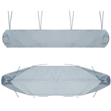 Funda protectora para toldo de 5 m – Gris y negro, a prueba de polvo, ideal para toldos de patio, funda de almacenamiento.