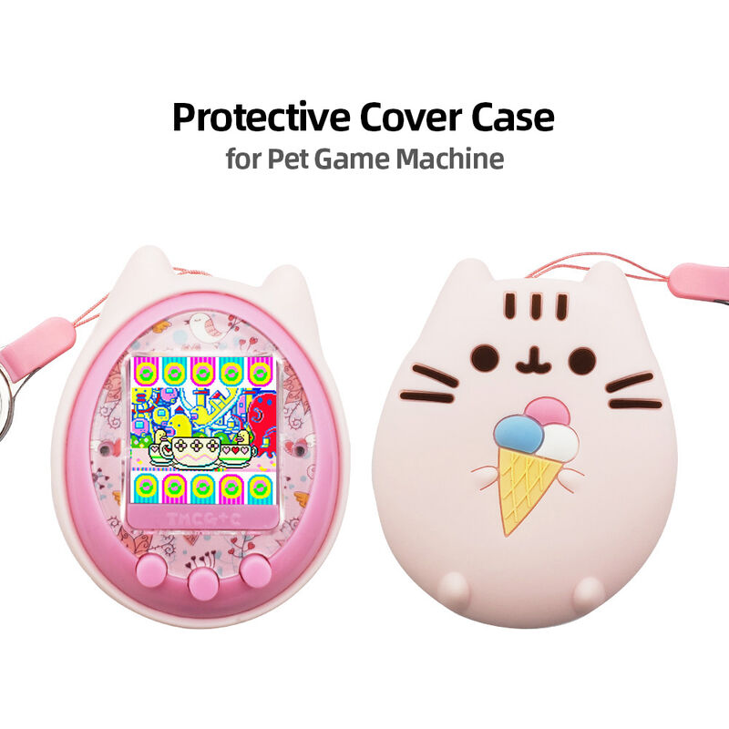 

Funda protectora Shell Pet Game Machine Funda de silicona para Cartoon Pet Game Machine, Rosado