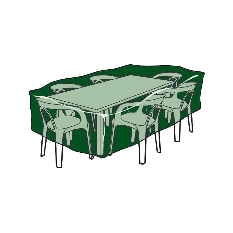 

Funda rectangular cubre mesas y sillas de polietileno 130 x 79 x 71 cm