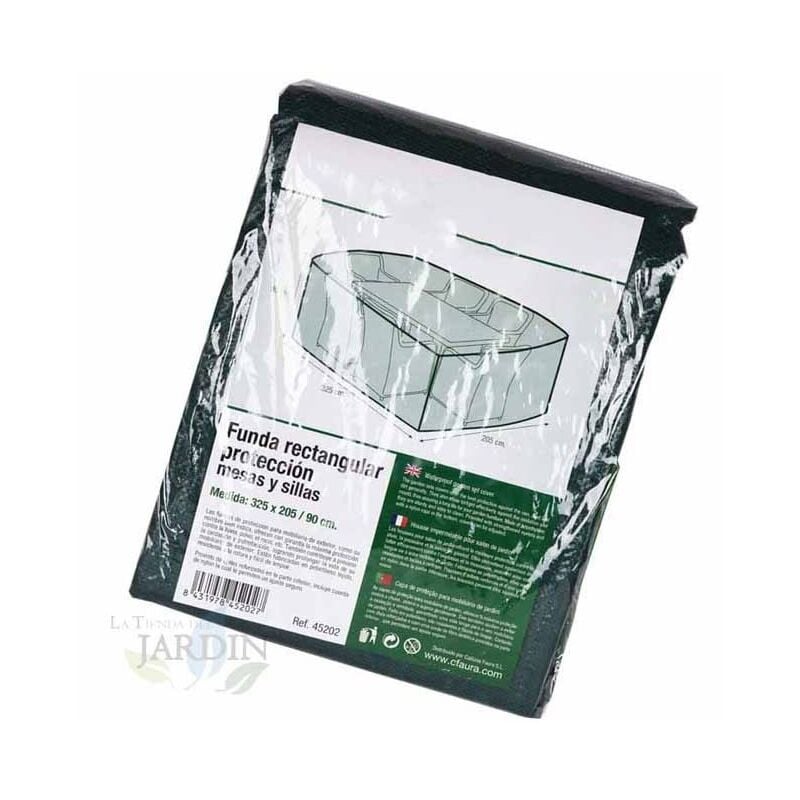 

Funda rectangular protección sillas y mesas, 325 x 205 x 90 cm