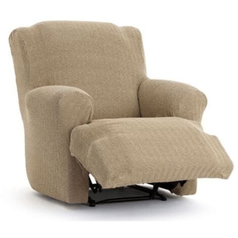 Sillon Relax Reclinable Manual con Reposapies 83x101x105 Color Beige