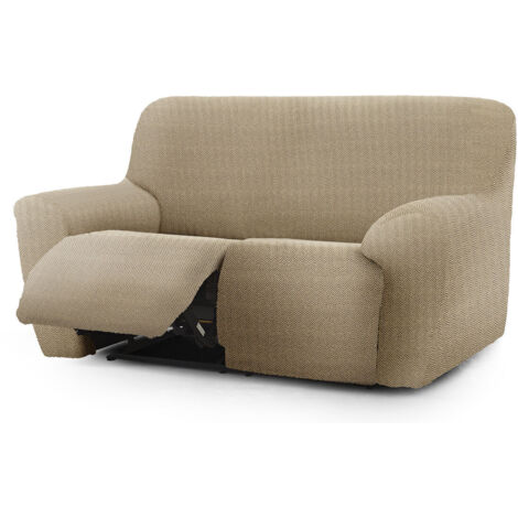 Funda sofá 2 plazas reclinable Jaz beige 150-200
