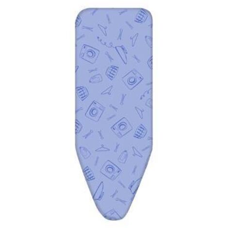 Funda Tabla Planchar 130X48 Cm Alg Pictos Azules Inofix 1 Pz