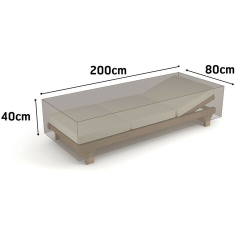 FUNDA TUMBONA VISON 200 X 80 X H 40