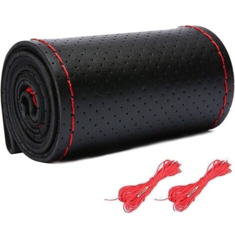 Funda universal para volante de coche: microfibra suave, transpirable y antideslizante.