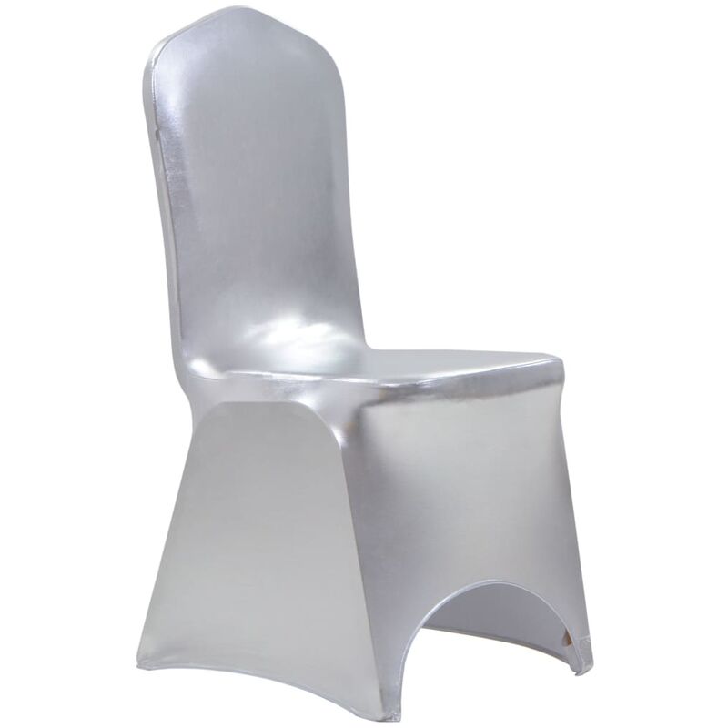 

Fundas de Silla Elásticas 25 Unidades Plateado - Plateado - Vidaxl