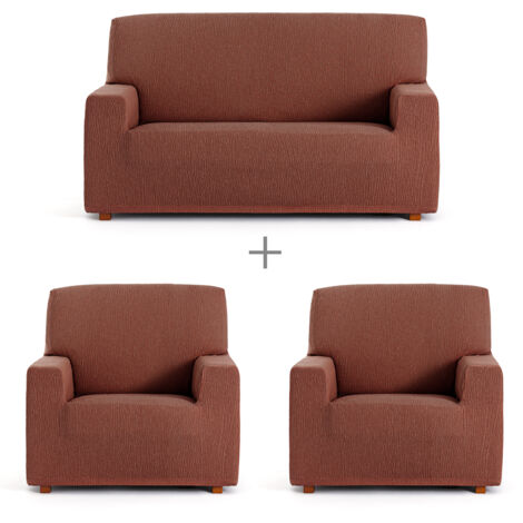 Fundas De Sofa Mod/7 Elastica Troya 3-1-1 Pl. C/9 F761499