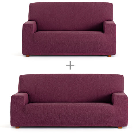 Fundas De Sofa Mod/7 Elastica Troya 3-2 Pl. C/8 F751498