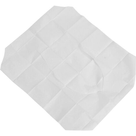 Fundas desechables para asientos de inodoro de viaje, 50 unidades, impermeables, de papel, 43 x 35,5 cm, color natural.