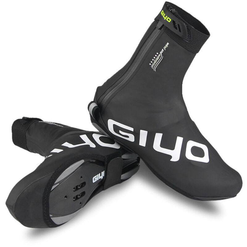 

Giyo - Fundas impermeables para zapatos de ciclismo de PU con diseno reflectante para hombres y mujeres, fundas termicas reutilizables para zapatos