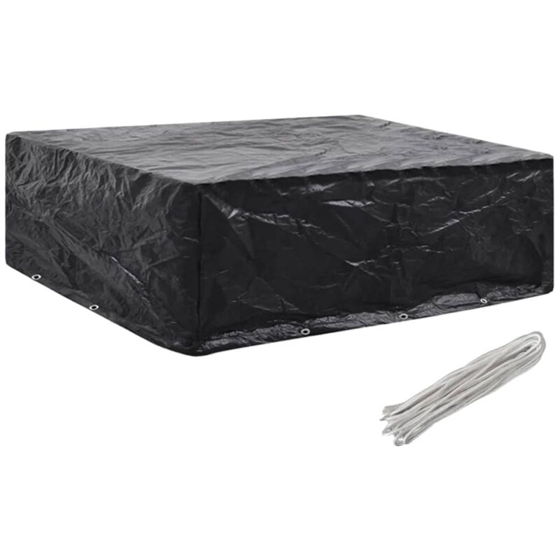 

Fundas para Muebles de Jardín 8 Ojales 250x210x90 cm - Negro - Vidaxl