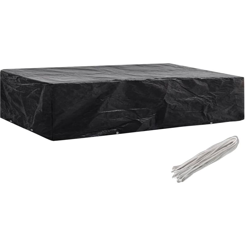 

Fundas para Muebles de Jardín 8 Ojales 218x77x55 cm - Negro - Vidaxl