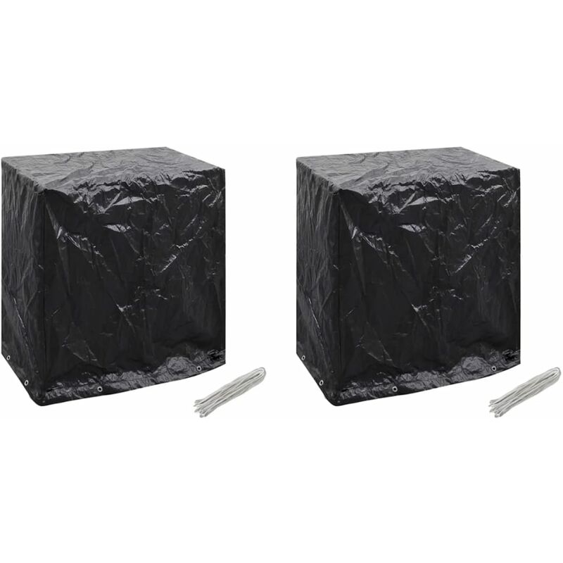 

Fundas muebles jardin y mesa pimpon 2 uds 8 ojales 160x55x182cm