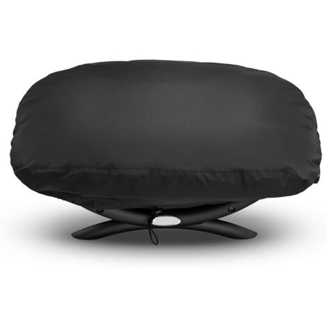 Fundas para barbacoa de gas Weber Baby Q, Q100, Q120 y Q1000, color negro