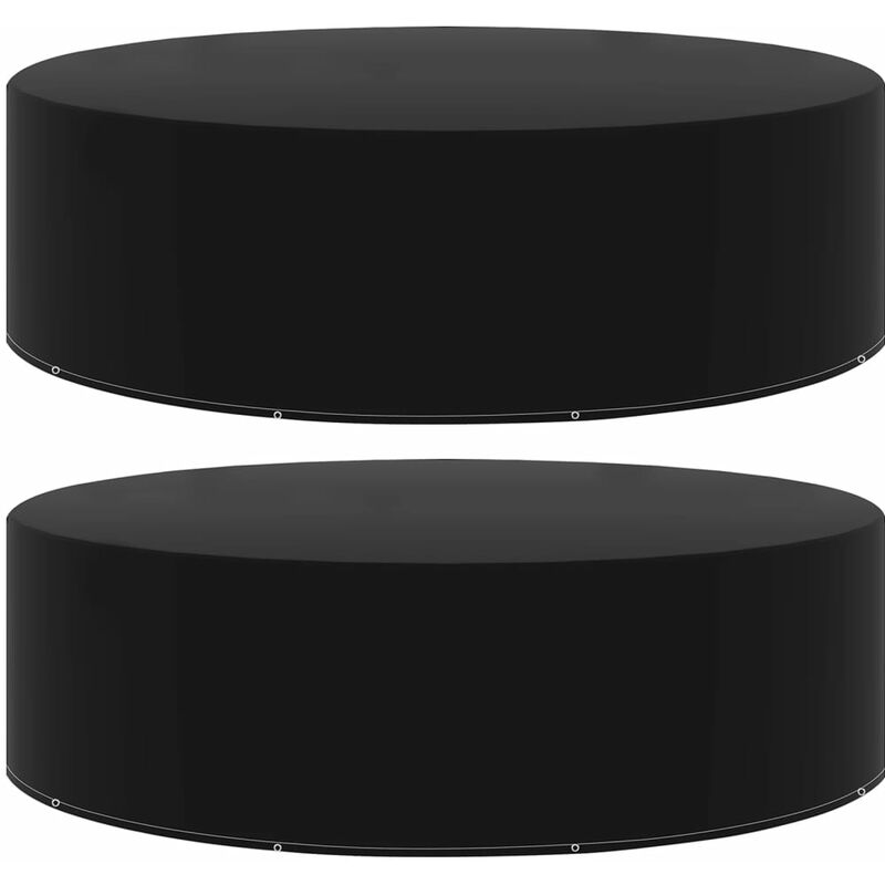 

Fundas para muebles de jardín 2 uds 10 ojales 325x90 cm