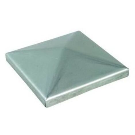 Fundas para pilares de acero galvanizado, cuadros de 1,5 mm de espesor, 100x100 mm