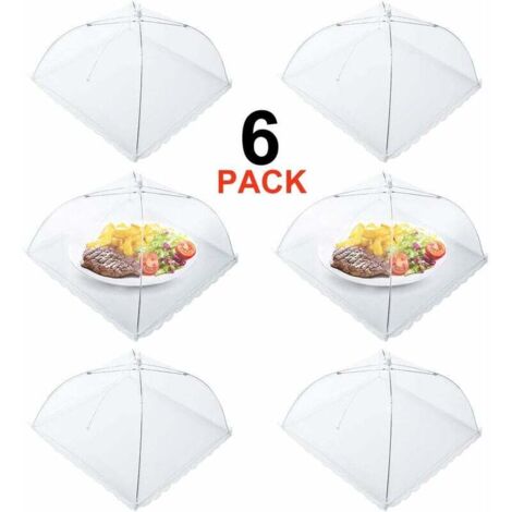 fundas plegables para alimentos, de malla antimoscas, para tienda de campaña, repelente de insectos y mosquitos para barbacoas, picnics y comida (44 x 44 x 30 cm)