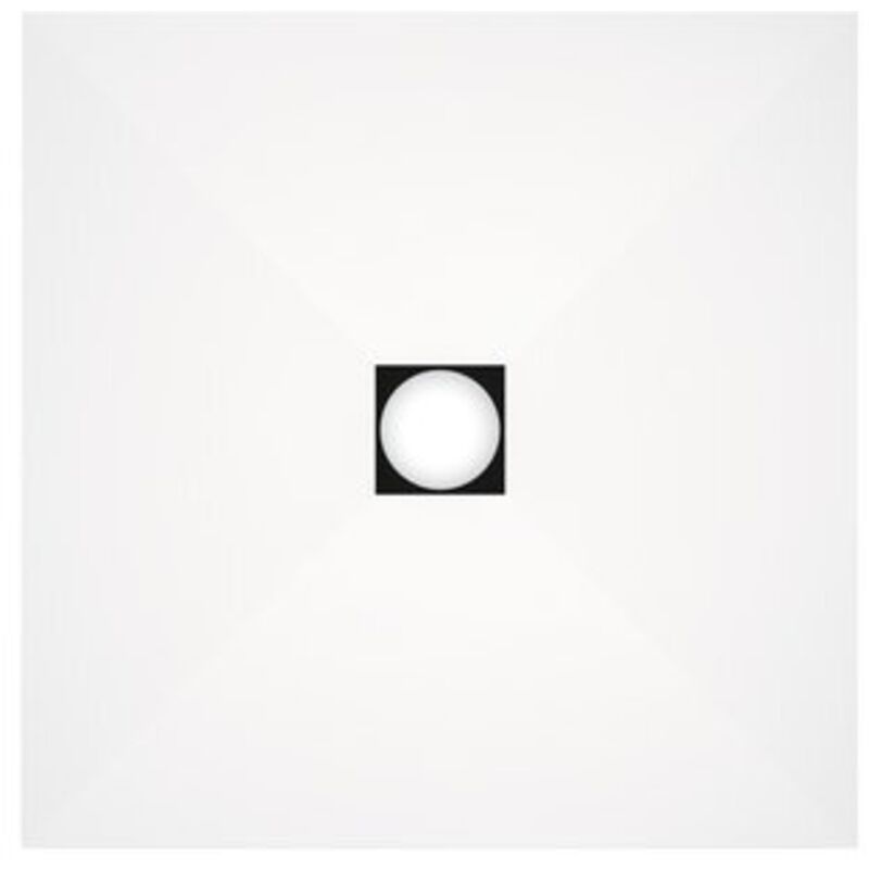 Revêtement prêt à poser Fundo Top pour receveur Primo 900 x 900 mm coloris blanc Wedi