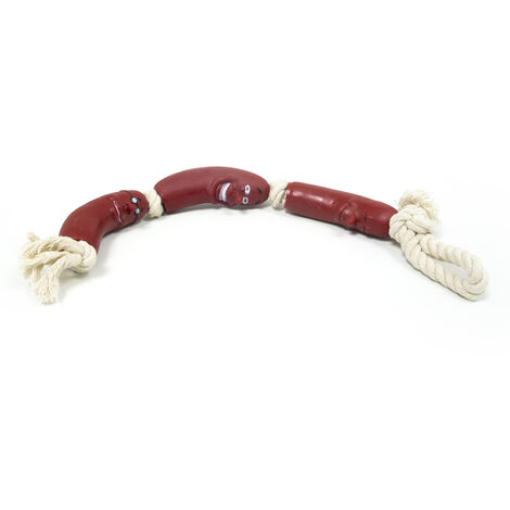 Fune 3 Simpatiche Salsicce Mod Sausage Giocattolo Resistente Per Cani-Gatti