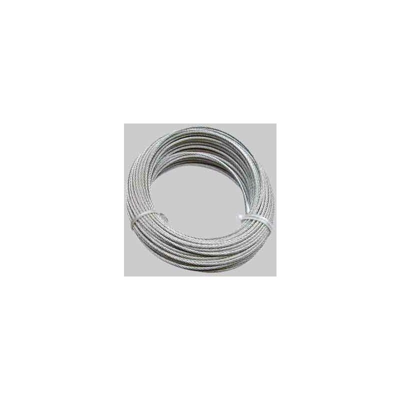 FUNE ACCIAIO INOX Ø mm 6 - rotolo mt 25
