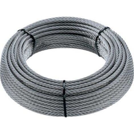 Fune acciaio zincata maxiroll d.mm  2 l. mt 100