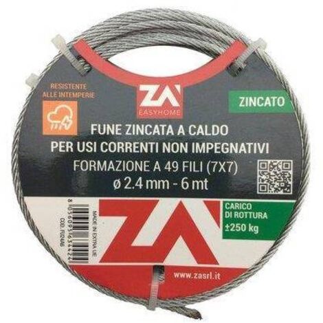 FUNE ARGANO ZINCATA