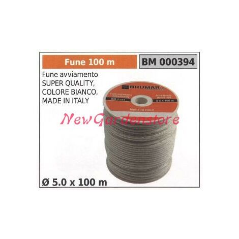 Fune avviamento super quality colore bianco Ø 5.0 x 100m 000394