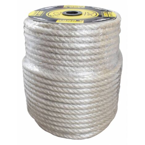 Fune Canapa Chiara D 18 Mm 100 M Circa - 18 Kg