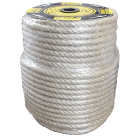 FUNE CANAPA CHIARA D 18 MM BOBINA100 M CIRCA- 18,0 kg