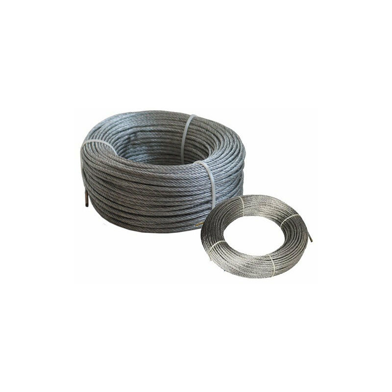 Image of Fune commerciale in acciaio zincato per uso generico - 100 Mt