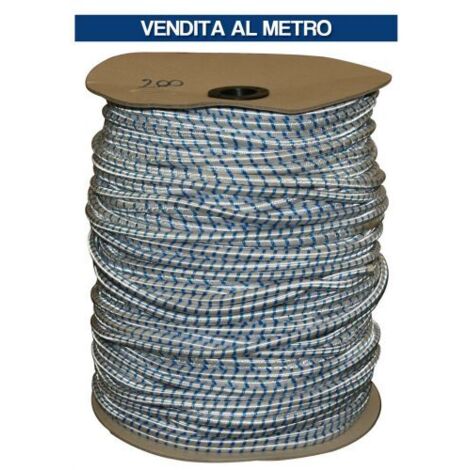 FUNE ELASTICA PER NAUTICA BIANCA  Ø mm 6	FUNI ELASTICHE 320 ML