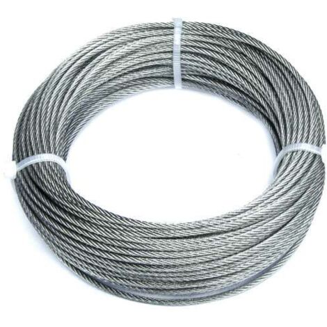 Fune masidef acciaio inox 25 metri diametro 4mm - cc2750135