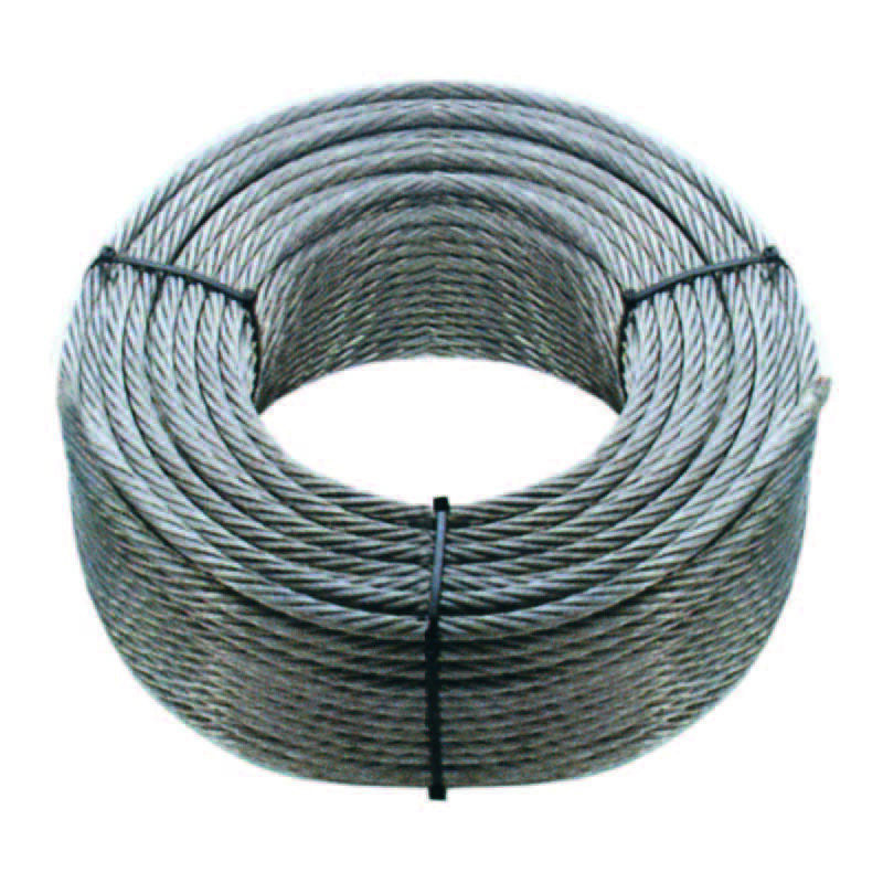 Fune metallica in acciaio zincato - ø mm.8 in