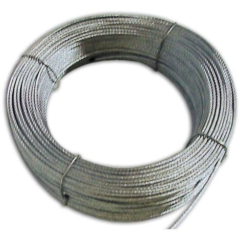 FUNE METALLO ZINCATA TAPPARELLA Ø2,4MM 100MT