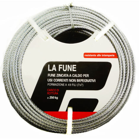 FUNE PER ARGANELLI  Ø mm. 1,8  mt. 6