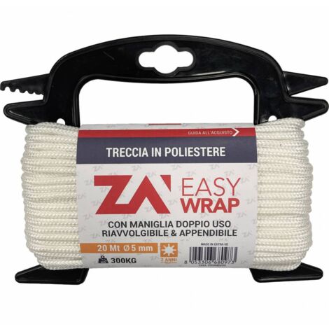 FUNE POLIESTERE 5 MM CF 20 M BIANCO