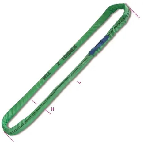 Fune tonda verde 2 t robur 8173 - 6,0 m