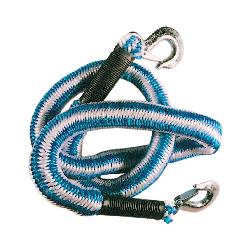 Image of Fune corda da traino lunghezza cm.150 estensibile fino a 4 mt. capacita�� di traino kg.2800 - Salone
