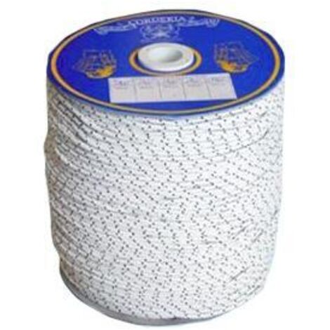Fune Trecciata In Poliestere Tipo Marino  8Mm. - 280Mt - C/R Kg. 400 Ca. 18Kg.