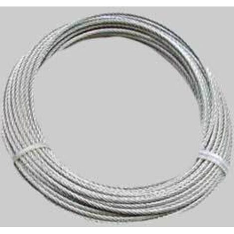 Fune zincata per tapparelle diametro 1,8 mm - rotolo 9 mt conf. da 9 rt
