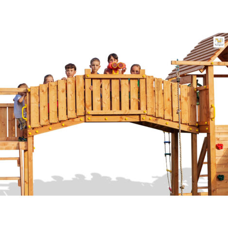 Fungoo Modul "Rainbow", teak, Brücke