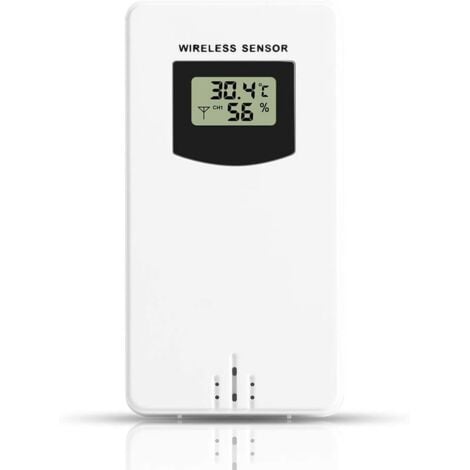 DPZO Funk-Außensensor Wetterstation Funk-Außensensor für Funk-Wetterstation