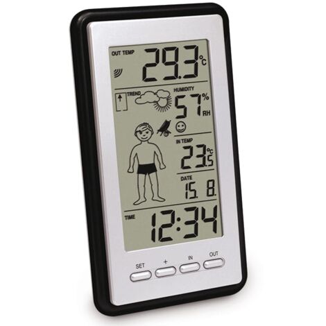 PROFI-WETTER-STATION WS 6502 TECHNOLINE UHR FARBDISPLAY 1 SENDER INKL. FUNK