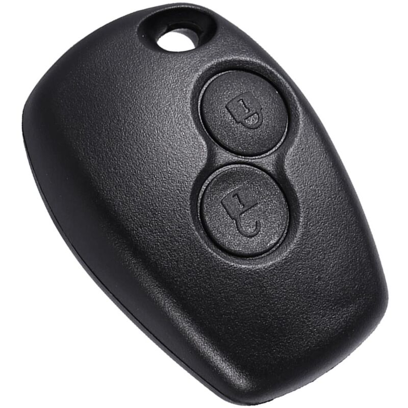 Image of XVX - Funkschlüsselgehäuse kompatibel mit Renault Dacia Sandero Duster Lodgy Logan Dokker 2 Tasten