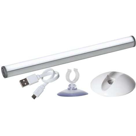 Funktionsleuchte ,Functional', tragbares Stablicht, dimmbar, USB, LEDs, L 20,6cm