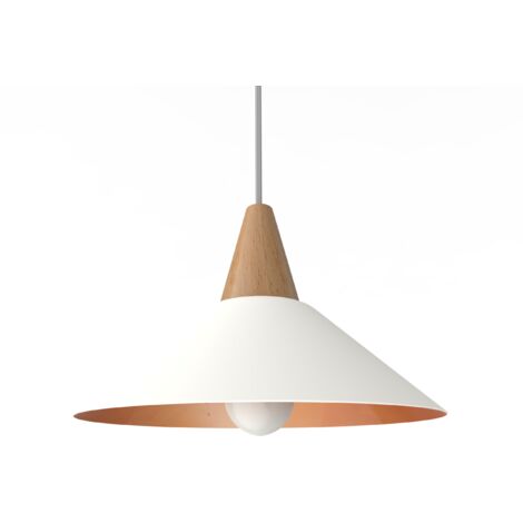 FUNNEL SOSPENSIONE 25 BIANCO FOGLIA